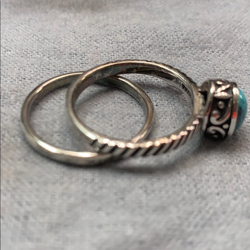 Sterling silver and turquoise ring